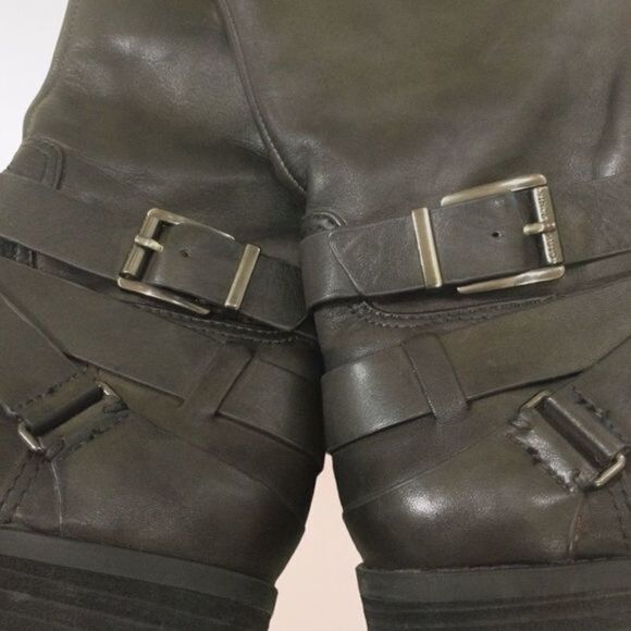 Vince Camuto Pazell Moonstone Leather Riding Boots Size 6 - Picture 8 of 12